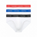Pack de 3 Calzoncillos Slip Cotton Stretch  CALVIN KLEIN