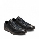 Zapatillas Bajas de Piel CONVERSE Chuck Taylor Negras