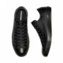 Zapatillas Bajas de Piel CONVERSE Chuck Taylor Negras