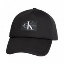 Gorra de Sarga de Algodón Orgánico  CALVIN KLEIN