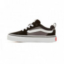 Zapatillas VANS Filmore Negras y Grises Kids