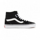 Zapatillas Altas VANS Filmore Hi en Negro y Blanco