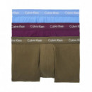 Pack de 3 Bóxers de Tiro bajo - Cotton Stretch  CALVIN KLEIN