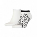 Pack de 2 Pares de Calcetines All Over Print  CALVIN KLEIN