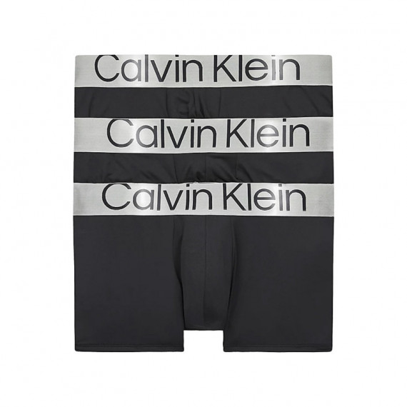 Pack de 3 Calzoncillos Boxer de Tiro bajo Steel Coton  CALVIN KLEIN