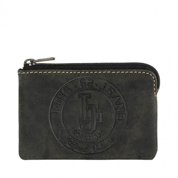 Monedero Piel Negro  LOIS