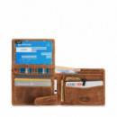 Cartera Piel LOIS Brock Marron