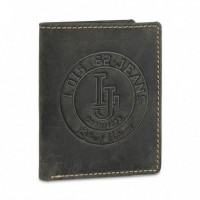 Cartera Hombre Piel Negro  LOIS