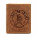 Cartera Hombre Piel Marron  LOIS
