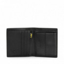 Cartera de Hombre Wilson Negr a Piel  LOIS