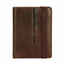 Cartera con Goma Marrón  LOIS