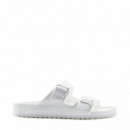 Sandalias Arizona Blanco Unisex BIRKENSTOCK