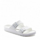 Sandalias Arizona Blanco Unisex BIRKENSTOCK