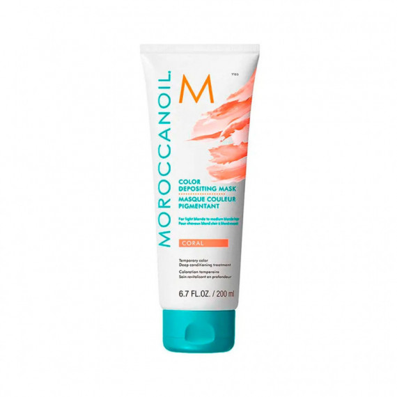Masque de couleur : Coral MOROCCANOIL