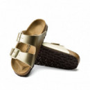 Sandalias Arizona Gold Birko-flor Metalizado BIRKENSTOCK