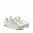 Zapatillas Bend Low White Cuero Natural BIRKENSTOCK