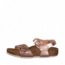 Sandalias Rio Kids Copper Birko-flor BIRKENSTOCK