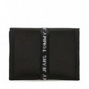 Cartera Reciclada Plegable en Tres Essential  TOMMY HILFIGER