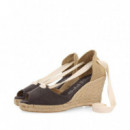 Sandalias Tipo Espadrille  con Cuña de Yute Buriti  GIOSEPPO