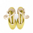 Sandalias Tipo Espadrille con Cuña de Yute Buriti  GIOSEPPO