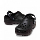 Zuecos Classic Platform Lined W  CROCS