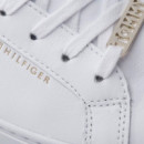 Deportivas con Cordones y Talón Metalizado  TOMMY HILFIGER