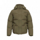 Chaqueta Acolchada Verde Laurel Puffer – Levi’s Mujer  LEVI'S