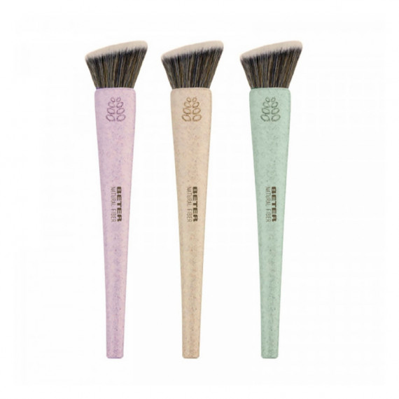 Natural Fiber Slanted Liquid Foundation Brush  BETER