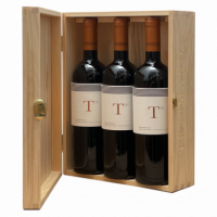 Tm TR3SMANO 2019 - Caja Madera 3UD - 75CL  BODEGA TR3SMANO - LAGAR DE PROVENTUS