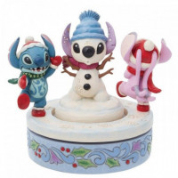 Figura Giratoria Stitch y ángel Disney  ENESCO