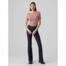 Camisetas Mujer Camiseta VERO MODA Panda Modal Nostalgia Rose