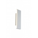 Aplique Trio Concha 2XLED Metal Estera Blanca