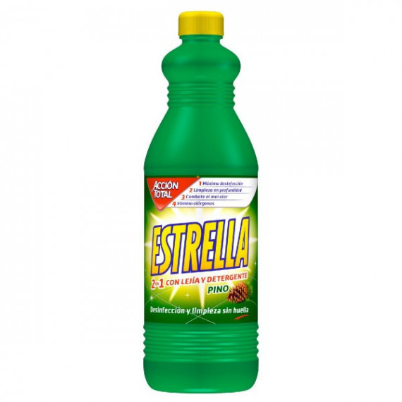 Lejia Estrella 2/1 Detergente Pino 1500ML