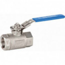 Valvula Esfera Inoxidable 2 Componentes