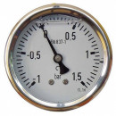 Manovacuometro Inoxidable  Glicerina 100/0 1/2
