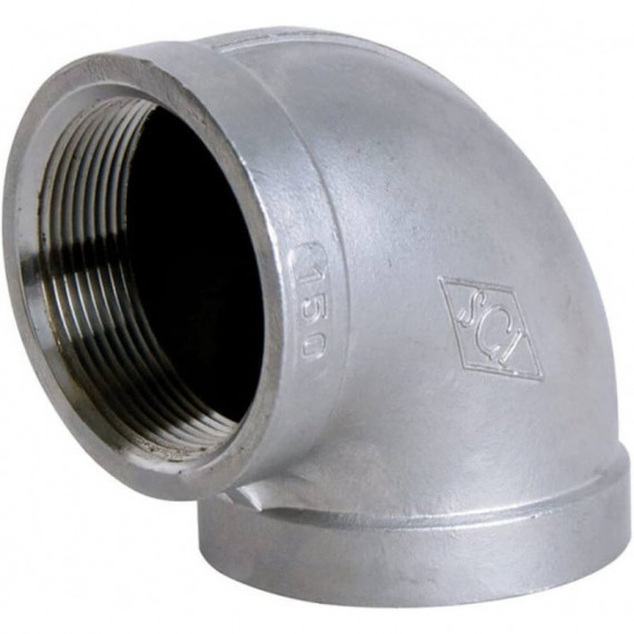 Codo Inoxidable 90D 1"