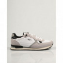 Sneaker PEPE JEANS Brit Reflect Blanco-gris