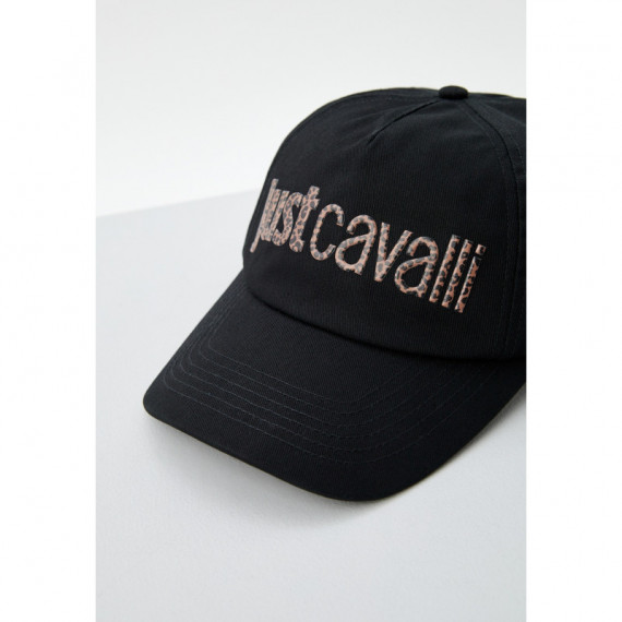 Baseball Cap Logo 3D Macula  Black  JUST CAVALLI