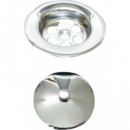 Tapon Embellecedor Lavabo Bide Inoxidable