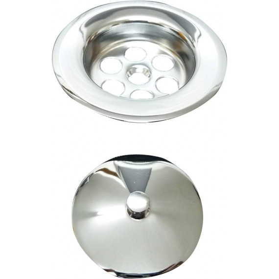 Tapon Embellecedor Lavabo Bide Inoxidable