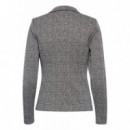 Chaquetas Mujer Blazer ICHI Kate Lurex Mixture Black