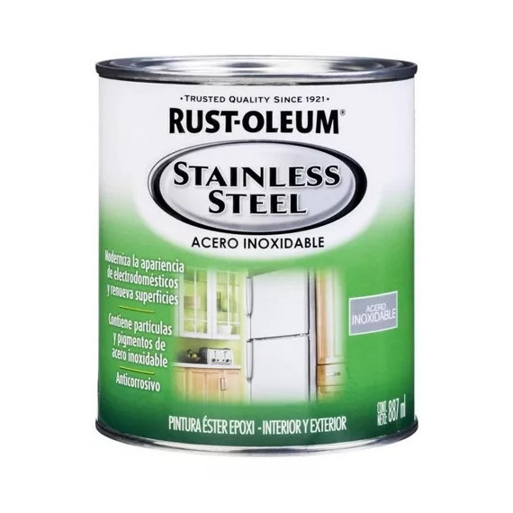 Pintura inoxidable electrodomesticos  xz rustoleum  sp400