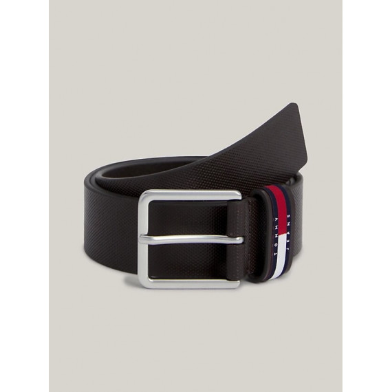 Cinturón de Piel Elevated con Logo de TOMMY HILFIGER