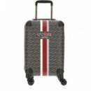 Maleta Trolley Wilder con Logo G Cube de GUESS