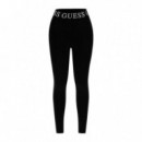 Leggings con Banda con Logotipo de GUESS