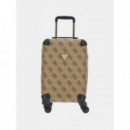 Maleta Trolley Berta con Logo 4G de GUESS