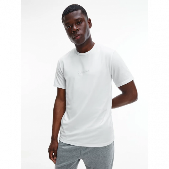 S/s Crew Neck White  CALVIN KLEIN
