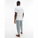 S/s Crew Neck White  CALVIN KLEIN