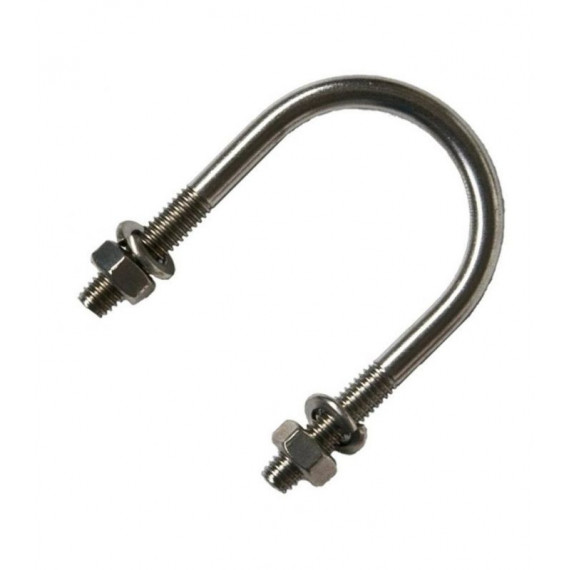 Abarcon Acero Inoxidable con Plastico Arandela y Tuerca