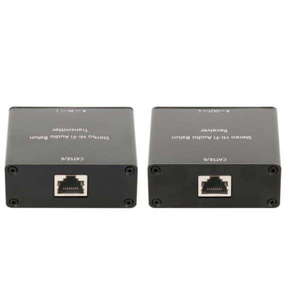 Extensor de  Audio Estéreo hasta 1000MTRS. por Cable Utp CAT5E/6  NIMO